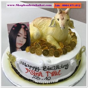 Bánh Sinh Nhật Con Dê - YK28